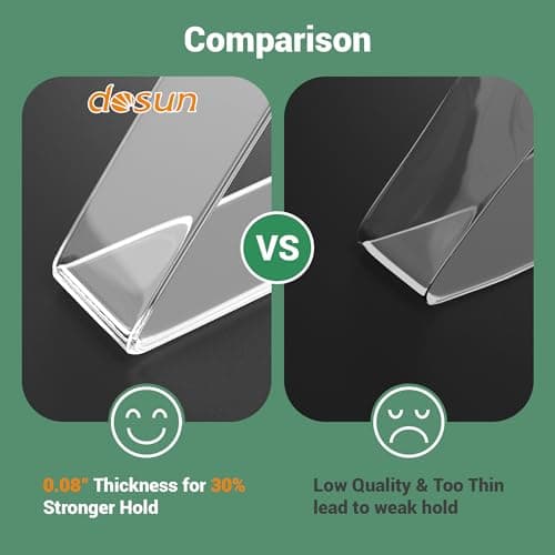 dosun Double Sided Tape Heavy Duty(4 Rolls, Total 40 FT), Sided Nano Tape, Strong Double Sided Tape for Walls, Used for Carpet, Poster, Picture Hanging, Outdoor Multifunctional Mounting Tape view 7