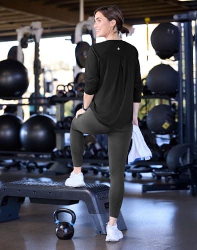 SANTINY Lightweight Long Sleeve Workout Tops view 3