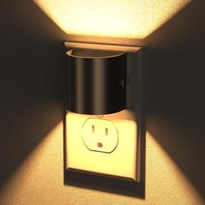 Night Lights Plug into Wall, LED Night Light 2 Pack, Soft Glow Night Lights with Dusk to Dawn Sensor, 3-Level Dimmable Nightlight, Up & Down Lighting Night Lights for Bedroom, Bathroom, Hallway