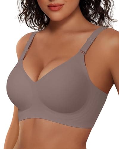 Vertvie Womens Wireless Jelly Bras No Underwire Push Up Seamless Bra Supportive Full Coverage Bralette Regular and Plus Size — image 1