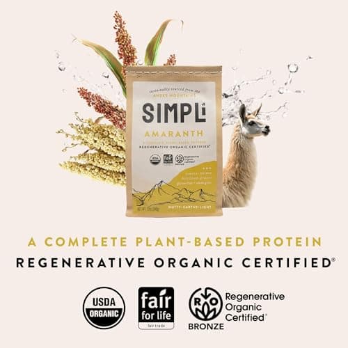 SIMPLi Regenerative Organic Certified Amaranth, 12 OZ view 5
