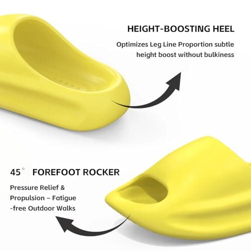 YASSIA Cloud Slides for Men and Women, Ultra-Soft Thick Sole Non-Slip Sandals, Comfortable Indoor Outdoor Shower Slippers & Pool Slides view 4