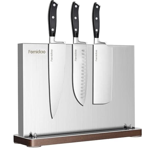 4PSC Knife Block Set With Magnetic Knife Block Holder, Ultra-Sharp Japanese Kitchen Knife Set, High-carbon Steel Chef Knife Sets With Full Tang Handle Design — image 1