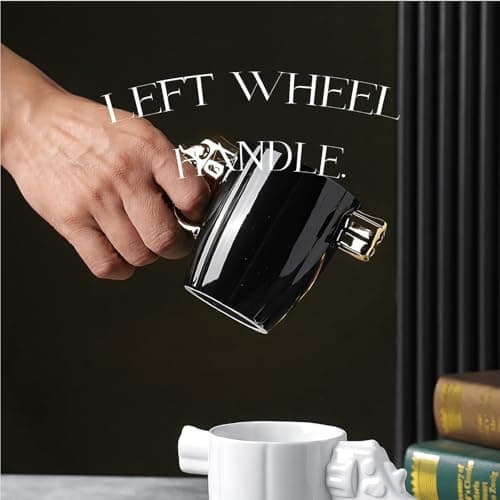 Cintoko Novelty Ceramic Cool Gun Mug for Men, 12OZ Porcelain Pistol Design Coffee Mug, Gifts for Gun Lovers view 6