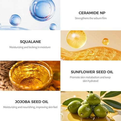 Retinol Eye Serum Oil Roller | Plant-Derived Repairing Under Eye Oil with Jojoba & Squalane | Anti-Aging Eye Treatment for Fine Lines & Barrier Care view 5
