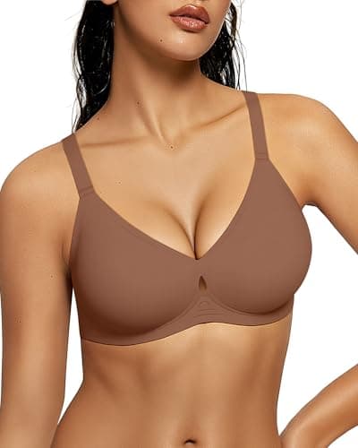 LetsJoli Wireless Bras for Women No Underwire Jelly Bras Seamless Push Up Full Coverage Bralettes Comfortable Everyday Bra view 1
