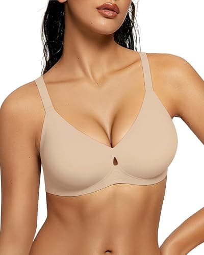 LetsJoli Wireless Bras for Women No Underwire Jelly Bras Seamless Push Up Full Coverage Bralettes Comfortable Everyday Bra view 1