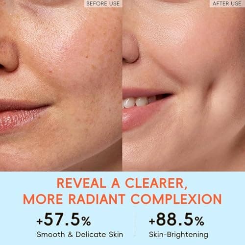 QUIYUM Citrus & Vit-C Glow Up Skin Care Set - 6-Step Daily Routine with Cleanser, Toner, Serum, Eye Cream, Moisturizer & Face Mask, Facial Gift Set for Women Preteens Girls, for Fresh Radiant Skin view 6