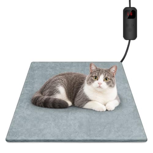 Verla Pet Heating Pad for Cats & Dogs with Timer, 6 Heat Levels | Pet Heating Pad with 6 Heat Levels, 5 Timer Settings & Waterproof Inner Core — image 1