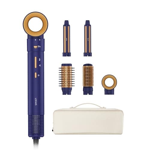 5 in 1 Multi Hot Air Styler Wrap, 110,000 RPM High-Speed Hair Dryer Brush with Auto Wrap Curlers & Blow Dryer Brush, Fast Drying & Frizz-Free Styling, No Heat Damage for Women — image 1