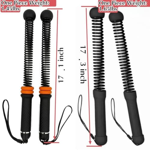 MUYIWEIDEN Weighted Ropeless Battle Ropes,Cordless Workout Ropes for Home Gym, Portable Exercise Rope for Strength Building, HIIT and Low-Impact Aerobic Training for Women&Men (Black) view 2