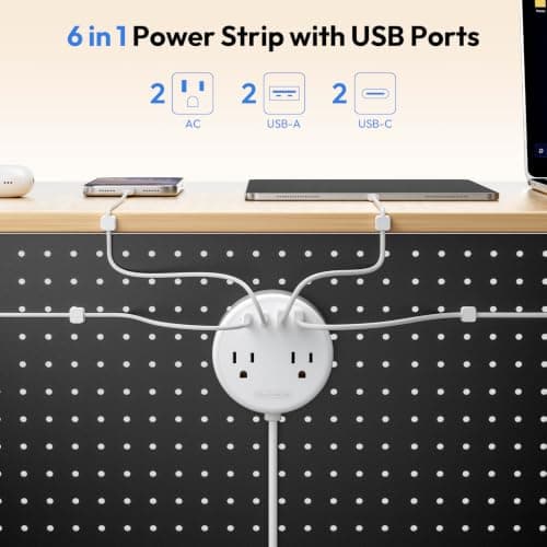NTONPOWER Magnetic Power Strip,  20W PD Fast Charging USB C Ports view 5
