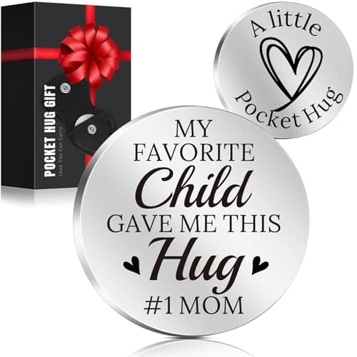 LAGERFEY Mothers Day Graduation Inspirational Keychain Gifts,Valentines Day for Him Her Gifts - Pocket Hug, Gifts for Men — image 1