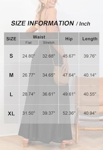 GUOLEZEEV Women Wide Leg Pants High Waisted Beach Pants Long Culottes Trendy Flowy Pants with Pockets view 3