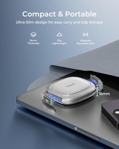 TALIX 240W Retractable USB C Cable, PD 3.2 Fast Charging USB C to USB C Cable, E-Marker Chip, 480Mbps Data Transfer, Anti-Tangle Retractable Cord for Travel, iPhone 17, MacBook, Samsung S25, 3.94FT view 4