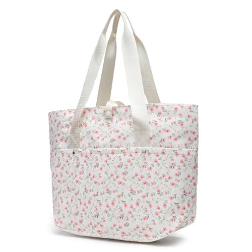 mcuvaec Corduroy Tote Bag for Women, Foldable Tote Bag With Zipper, Large Shoulder Bag, Purses and Handbags for Work Travel — image 1