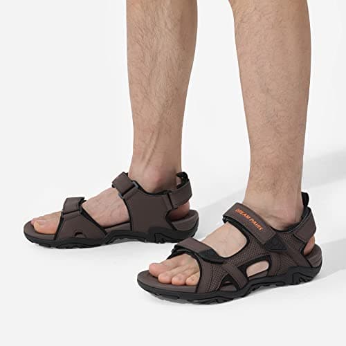 DREAM PAIRS Men's Sandals Hiking Water Beach Sport Outdoor Athletic Arch Support Summer Sandals view 2