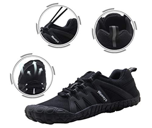 Weweya Barefoot Shoes for Women Minimalist Running Cross Training Shoe view 2