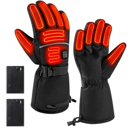 Heated Gloves for Men Women Winter Ski Hand Warmers Cycling Snow Outdoor — image 1