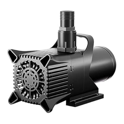 2377 GPH Submersible Water Pump, 130W Pond Pump with Adjustable Water Outlet Water Fountain Pump, Aquarium Water Pump with 18FT Lift Height for Pond, Waterfall Fish Tank Hydroponic Pond Pumps