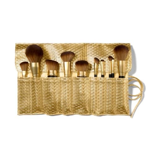 LAURA GELLER NEW YORK The Brush Vault - Ultimate Limited Edition Makeup Brush Collection - Includes Ten Must-Have Makeup Brushes for Mature Skin Makeup Application - 10 Count