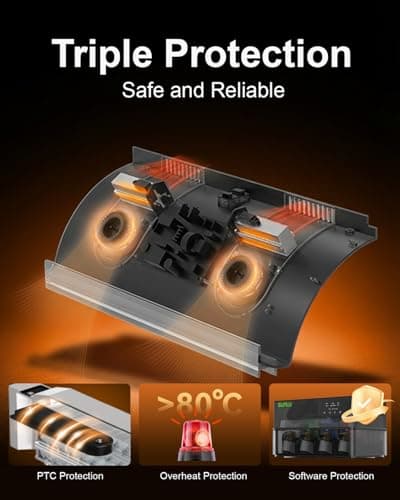 SUNLU AMS Heater, Compatible with Bambu Lab AMS 1.0, Enables Drying While Printing, Drying evenly & 70℃ Fast Heating Filament Dryer, 4-roll Capacity (AMS Not Included) view 6