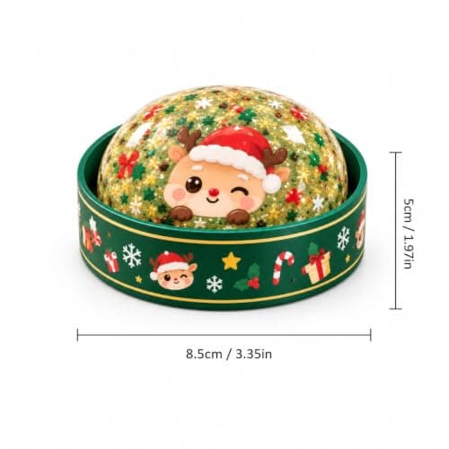Christmas Squishy Box Fun Bun Stress Ball Dumpling Fidget Toys view 3