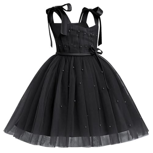 EULIMENE Toddler Girls Tulle Dress Spaghetti Strap Tutu Birthday Princess Pageant Party Dresses 9M-4Y view 2
