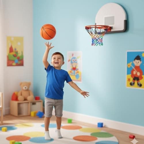 Glow in The Dark Basketball Net, Solar-Powered LED Lighted Nylon Basketball Hoop Net with Remote Control, Waterproof, Multi-Mode Lighting for Nighttime Outdoor Basketball, Kids & Adults view 4