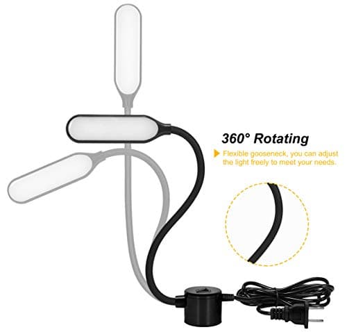 Amazing Power Sewing Machine Light LED Flexible Gooseneck Work Lamp with Magnetic Mount Base for Workbench Lathe Drill Press view 4