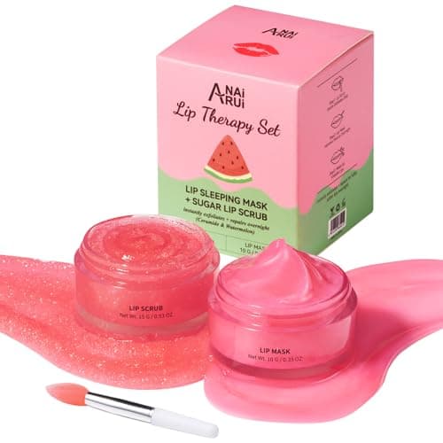 ANAI RUI Lip Scrub & Lip Mask Set, Watermelon — image 1