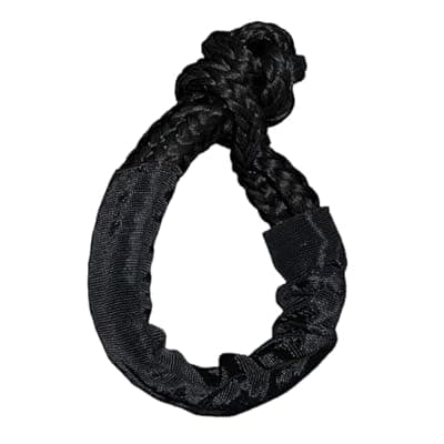 Brobantle 1/2" x 22 Inch Black Synthetic Soft Shackles for Kinetic Recovery Tow Rope,56,000Lbs Breaking Strength for ATV UTV SUV Truck Off-Road Vehicle Recovery