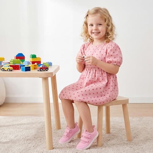 Stelle Toddler Wide Toe Box Barefoot Shoes Kids Sneakers for Boys Girls Zero Drop Minimalist Breathable Lightweight Non Slip Walking Running Shoes view 2