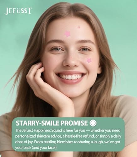 Jefusst Star Acne Patches 112 Counts, Pimple Patch Pimple Patches for Face Pimple Patches Stars Hydrocolloid Acne Patches Cute Zit Patches Healing Sticker, Blue and Pink view 7