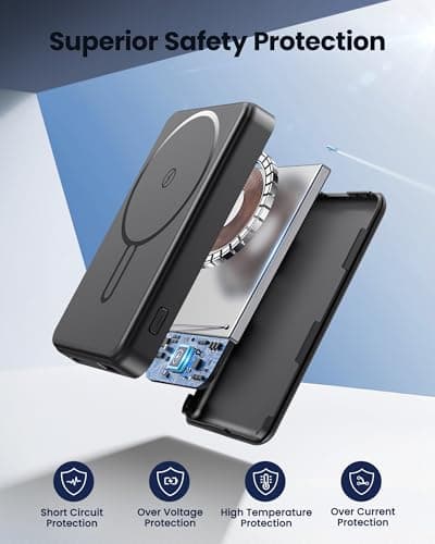 for MagSafe Power Bank 5000mAh, Magnetic Portable Charger view 5