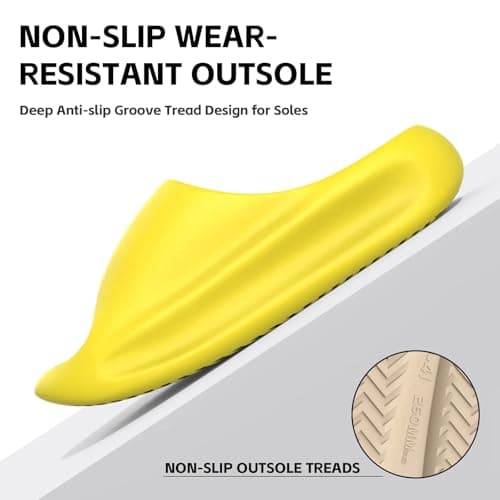 YASSIA Cloud Slides for Men and Women, Ultra-Soft Thick Sole Non-Slip Sandals, Comfortable Indoor Outdoor Shower Slippers & Pool Slides view 5