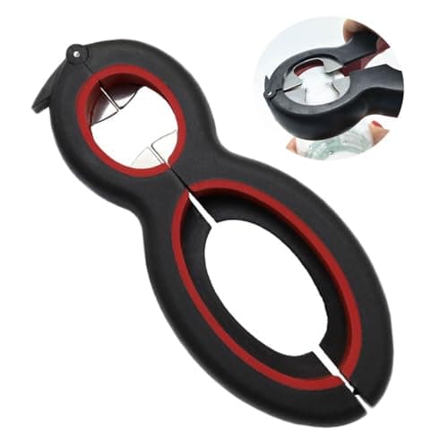 Multifunctional Jar Opener for Weak Hands, Adjustable Manual Jar & Bottle Opener with Easy Pull Ring, Tear Film, Easy Grip, Effortless Can Opener Any Size Jar Lid Opener for Seniors with Arthritis — image 1