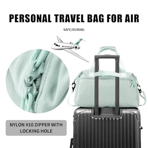 Weekender Duffel Bag with Shoe Compartment And Wet Pocket-Luggage Everyday Overnight Bag for Men and Women Travel-Carry On Gym Bag view 4