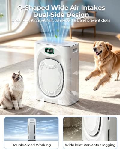 Pet Hair Air Purifier for Large Room Up to 2100 Ft² view 2