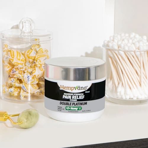 Hempvana Double Platinum Relief Cream, 8X Hemp, Back Neck Knee Pain, 3oz view 4