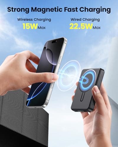 for MagSafe Power Bank 5000mAh, Magnetic Portable Charger view 3