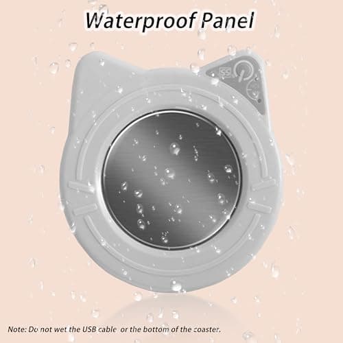 Coffee Mug Warmer Keep Beverages Warm, 131℉ Constant Temperature Tea Warmer Mug Warmer for Desk Coffee Warmer Plate Coffee Warmer for Desk Auto Shut Off, Cup Warmers for Hot Drinks view 4