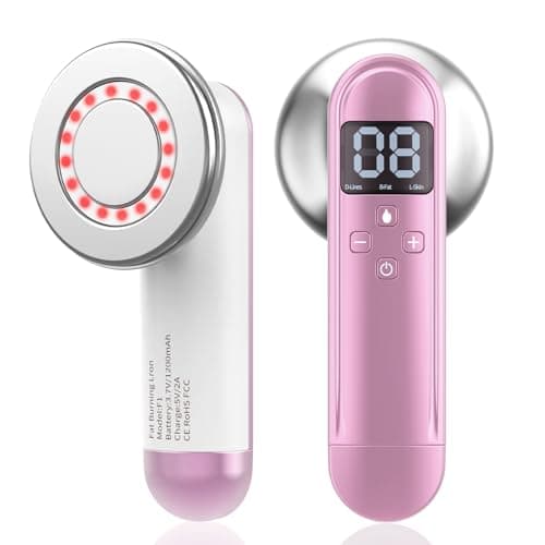 AISEELY Massage Tool, 3 Modes 10 Levels Electric Body Massager Machine, with Heating for Home Use on Leg, Belly, Arm, Waist, Pink view 1