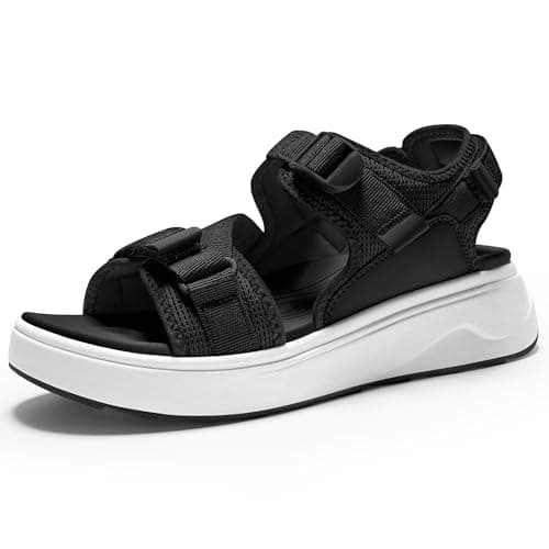 Vilanva Womens Orthopedic Walking Sandals with Comfortable Arch Support Recovery Sport Relief Plantar Fasciitis Outdoor Hiking Adjustable Strap Platform Cushion Hiking Water Sandals for 2026 Summer Trendy Outfits — image 1