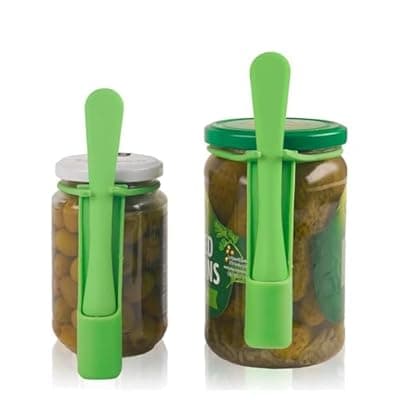 Iosjeude Pickle Fork -2 Pack pickle grabber, olive fork pickle with Rubber Apron for Pickles, Dishwasher Safe, kitchen gadgets pickle gifts pickle forks for the jar pickle holder