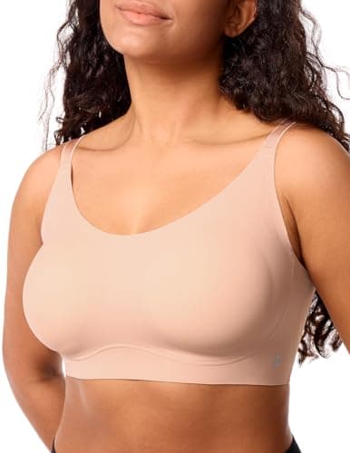 COMFELIE Wireless Bra Comfy Seamless Pullover Bra Soft Buttery Smooth Everyday Bralette Adjustable Cami Sleep Bras view 1