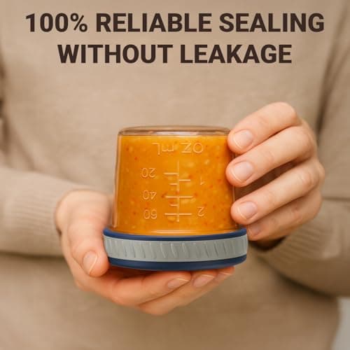 Sursip Glass Baby Food Storage Containers, 4 oz Small Mason Jars with Lids, Airtight for Baby Puree Containers, Juice, Milk, Yogurt, Overnight Oats, Mini Toddler Snack Cups - 8 Pack view 4