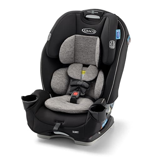 Graco Slimfit 3-in-1 Convertible Car Seat, Slim Car Seat with Space-Saving Design, Highback Booster Seat with 10-Position Headrest, Rear Facing and Forward Facing Carseat — image 1