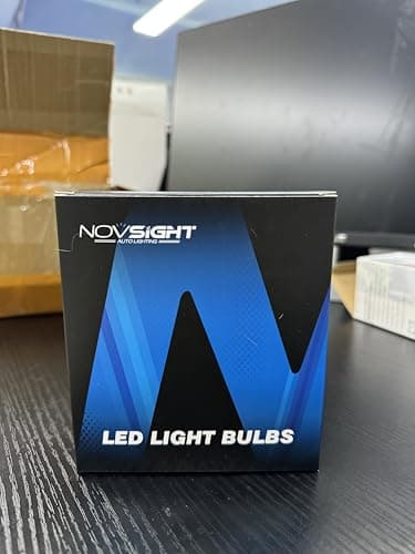NOVSIGHT HB3/9005 HB4/9006 Light Bulbs - 1:1 Mini Size 9005 9006 Fog Bulbs Combo, 600% Bright 6500K White Fanless LED Light Bulbs, Easy Install, Plug and Play, Pack of 4 view 2