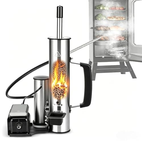 Cold Smoke Generator, Portable Electric BBQ Smoker with Air Pump, Smoke Tube for Pellet Smoker, Cold Smoking Accessory for Cheese, Salmon, Adjustable Smoke Volume, Fits for Grills & Smokers view 1